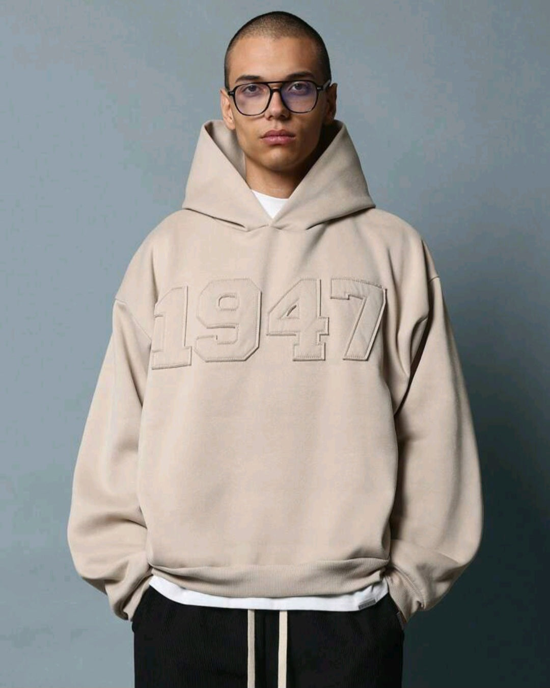 King Threads® Varsity 1947 Heavyweight Embroidered Hoodie