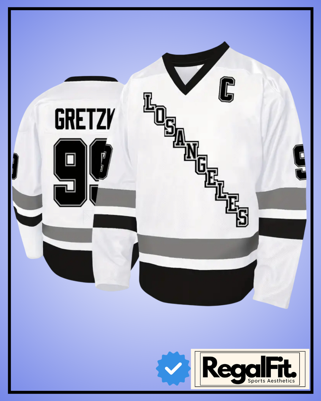 RegalFit® "LA GRETZKY" Men's Ice Hockey Jersey