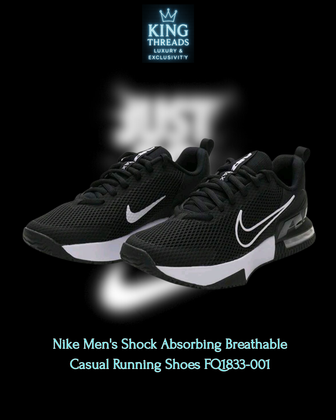 Nike® Men's Shock Absorbing Breathable Casual Running Shoes FQ1833-001