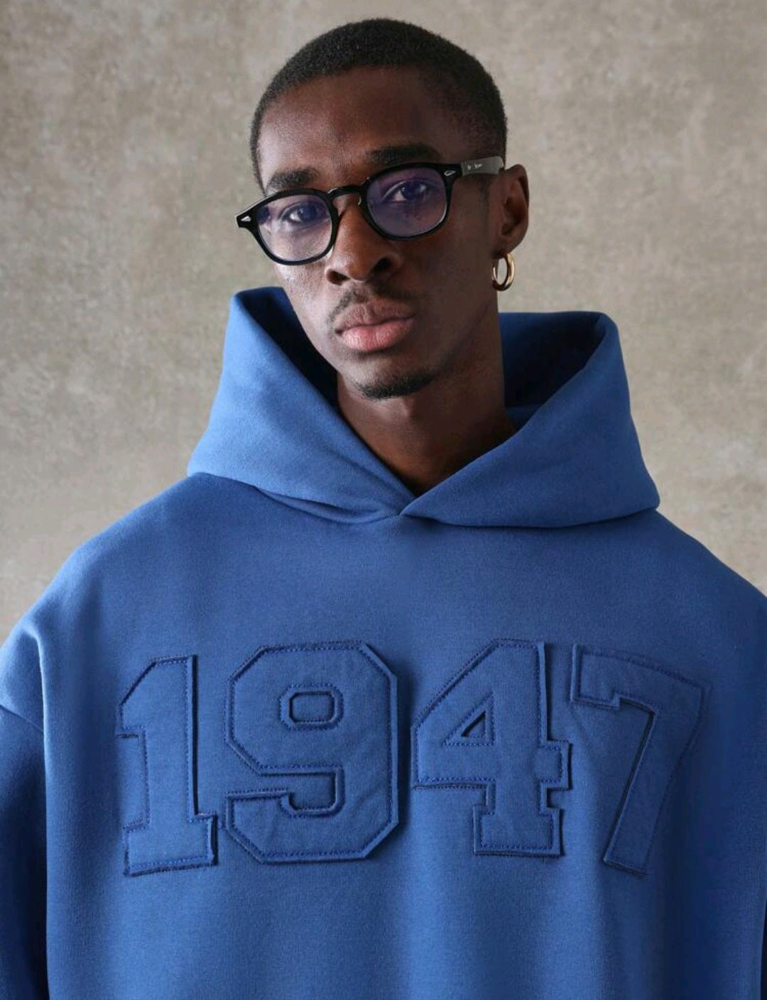 King Threads® Varsity 1947 Heavyweight Embroidered Hoodie