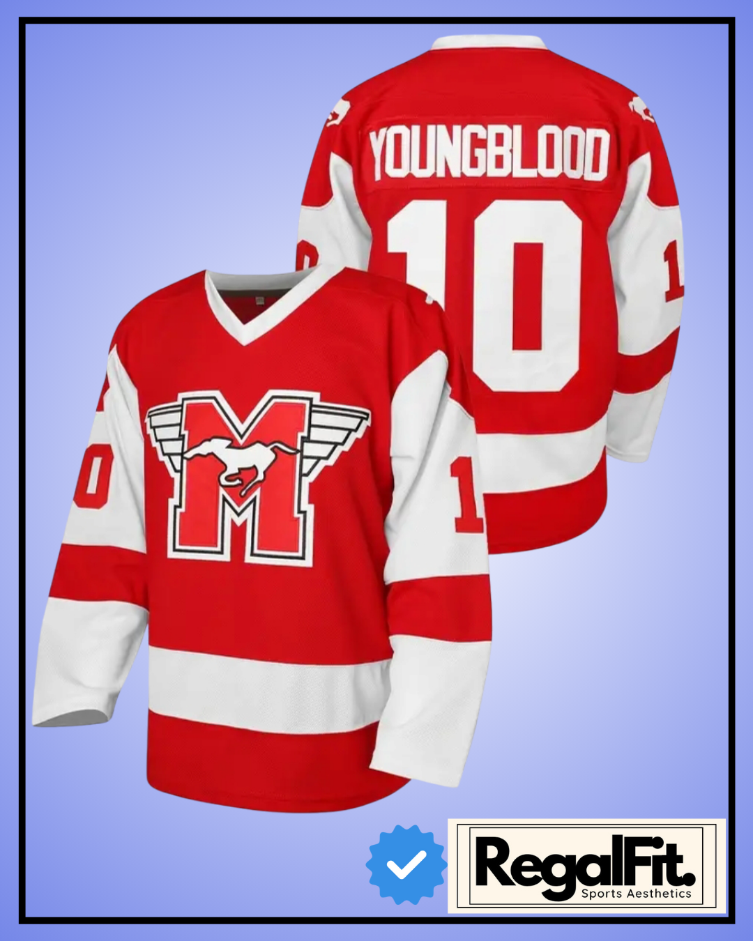 RegalFit® "YOUNGBLOOD" Men's Ice Hockey Jersey