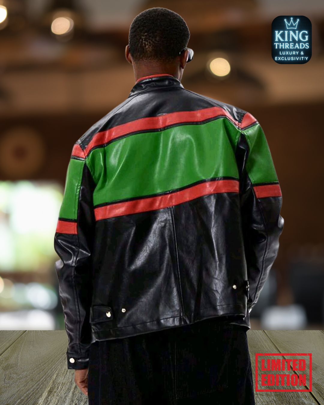 BLUEREGAL® Faux Leather Motorcycle Jacket