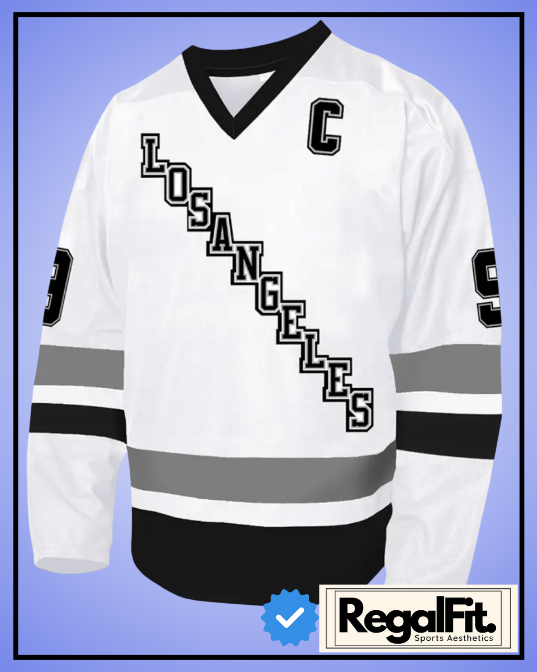 RegalFit® "LA GRETZKY" Men's Ice Hockey Jersey