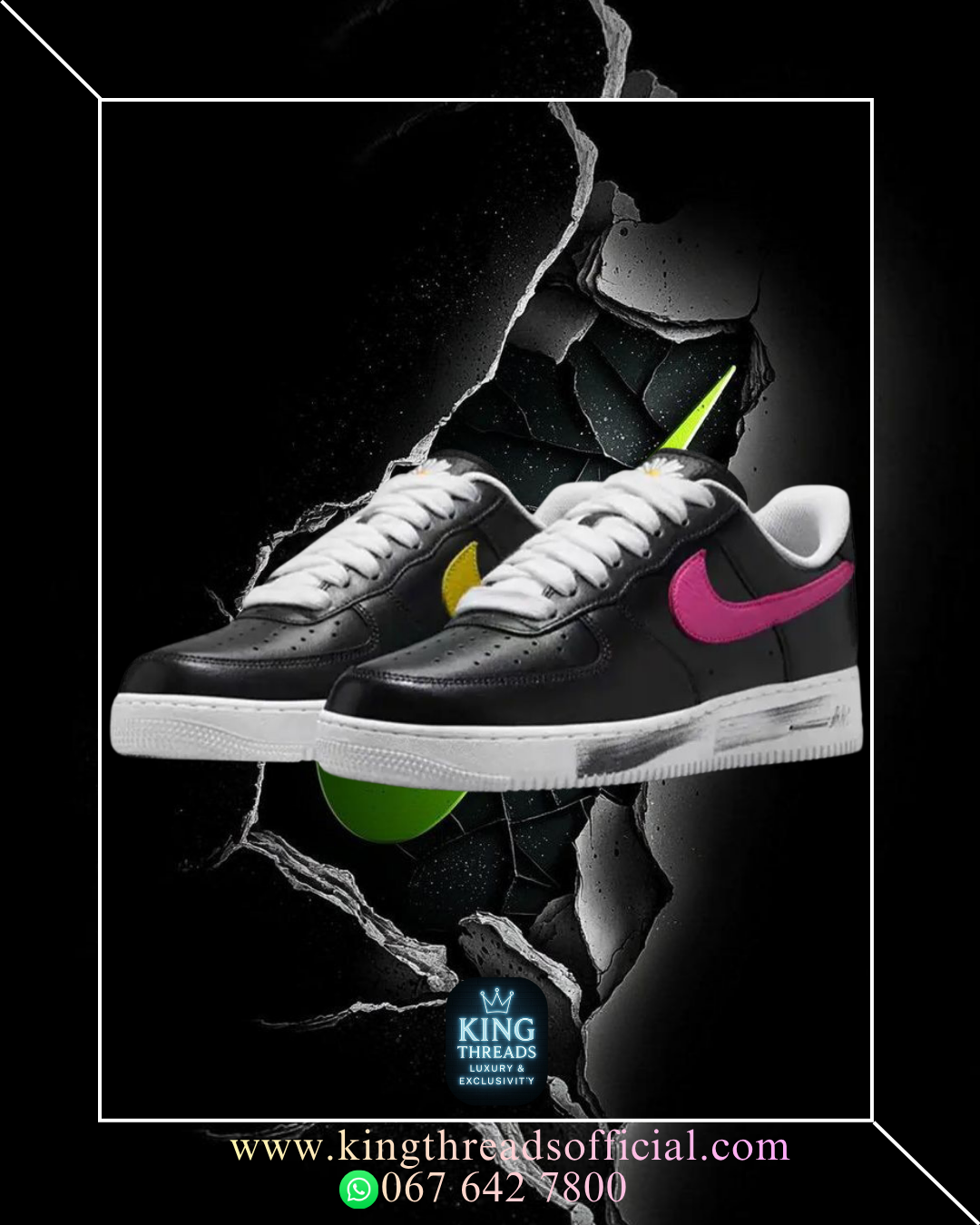 NIKE® Men's Air Force 1 AF1 Low-Top Sneakers