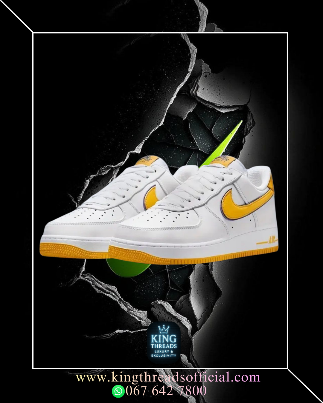 NIKE® Kobe Bryant Signature Air Force 1 Retro QS Low-Top Sneakers