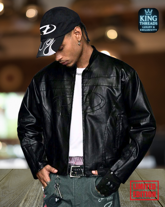 BLUEREGAL® AxePeak PU Leather Jacket