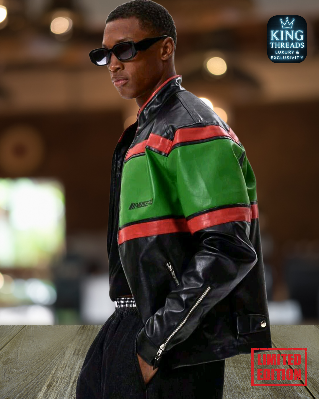 BLUEREGAL® Faux Leather Motorcycle Jacket