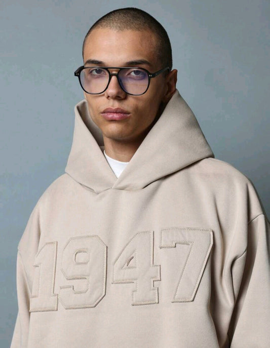 King Threads® Varsity 1947 Heavyweight Embroidered Hoodie