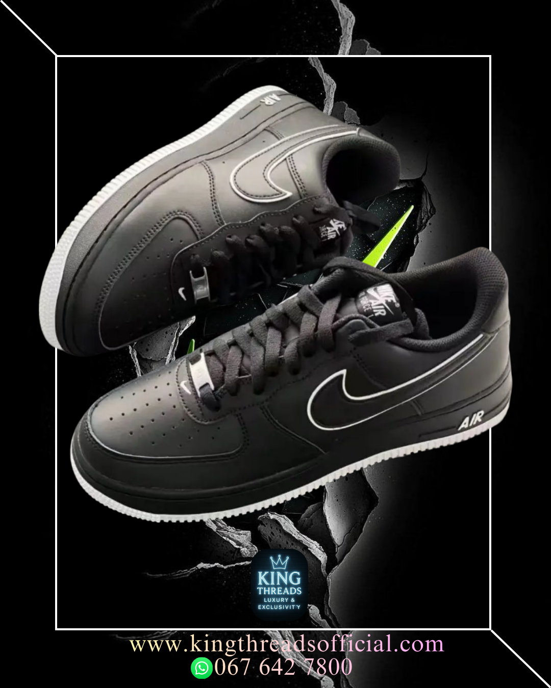 NIKE® Men's Air Force 1 AF1 Low-Top Sneakers